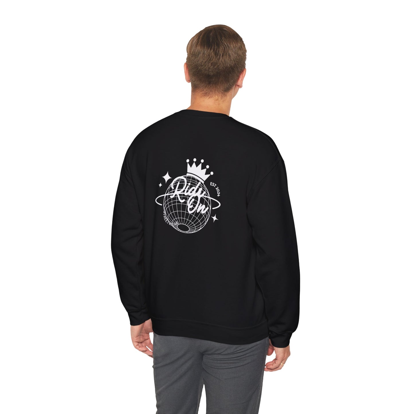 Ride On Black Sweatshirt